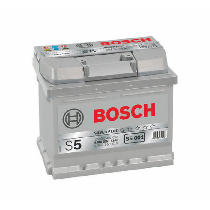Аккумулятор BOSCH S5 Silver Plus 52Ah 520А обр.п 207x175x175 0092S50010
