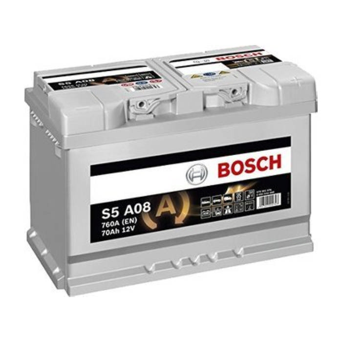 Аккумулятор BOSCH S5 AGM 70Ah 760А обр.п 278x175x190 0092S5A080