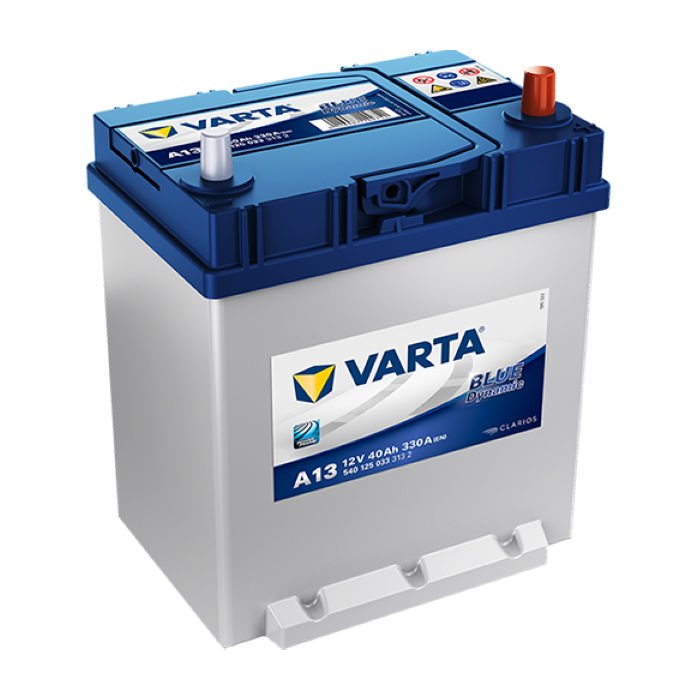 Аккумулятор VARTA Blue Dynamic 40Ah 330А обр.п. 187x140x227 540125033