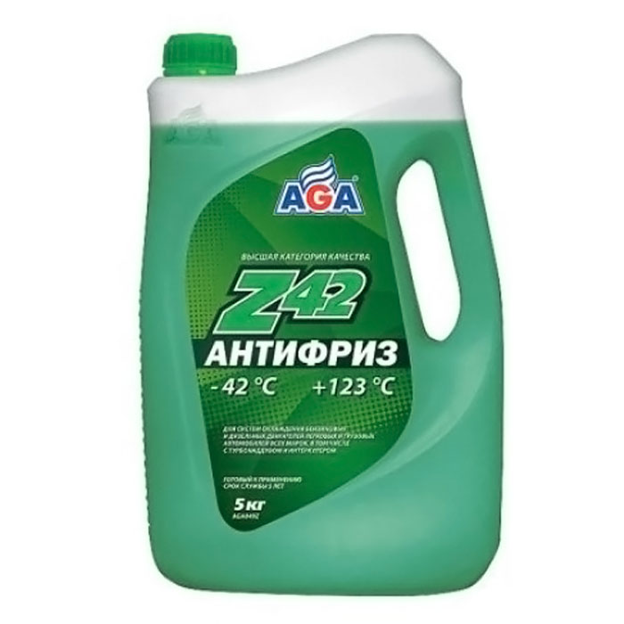Антифриз AGA G12 зеленый 5кг