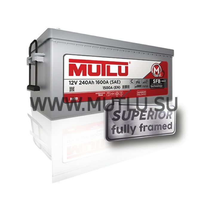 Аккумулятор MUTLU SFB серия 2 225Ah 1400А прям.п 518x273x242 D6.225.140.B