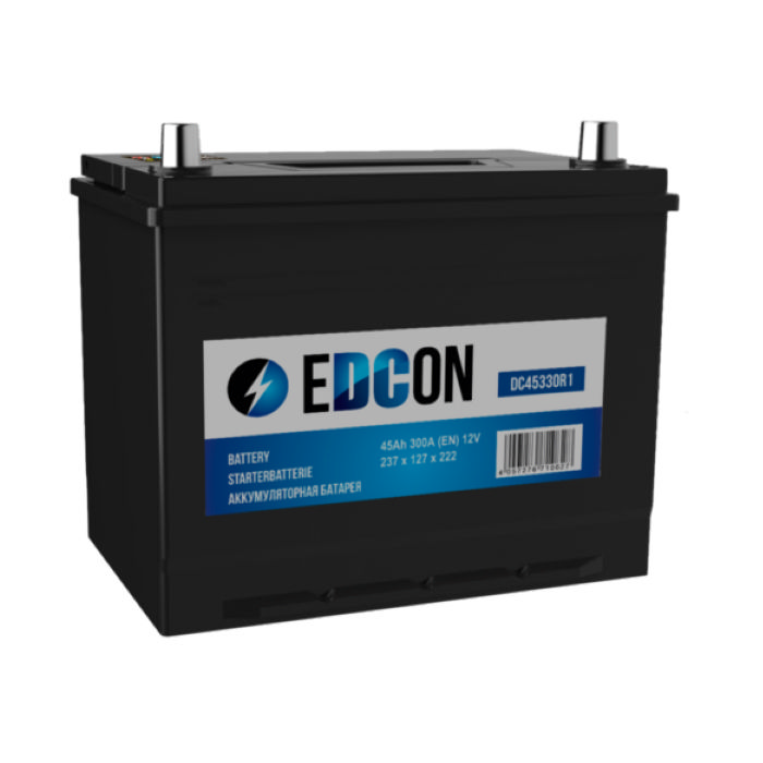 Аккумулятор EDCON 45Ah 300А обр.п 238x127x222 DC45330R1