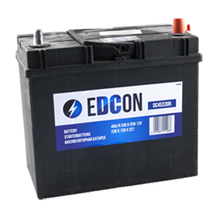 Аккумулятор EDCON 45Ah 330А обр.п 238x129x227 DC45330R