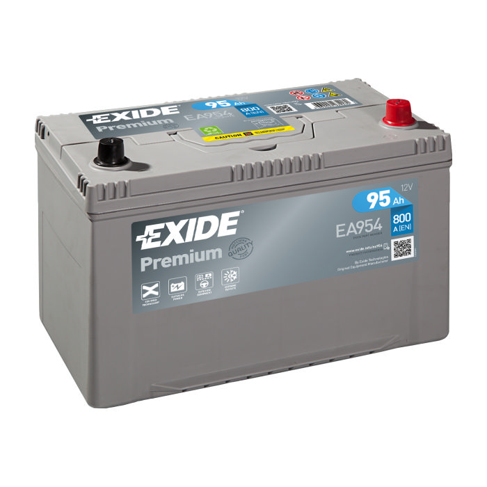 Аккумулятор EXIDE Premium 95Ah 800А обр.п 306x173x222 EA954